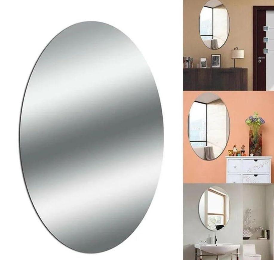 Combo of Oval Shape & Square Shape Mirror (Pack of 1)