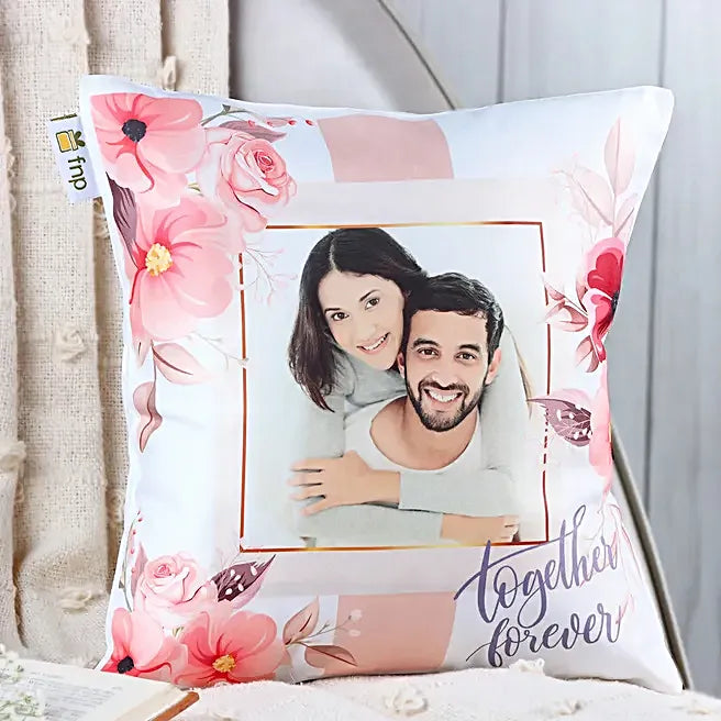 Personalised Love Affair LED Cushion